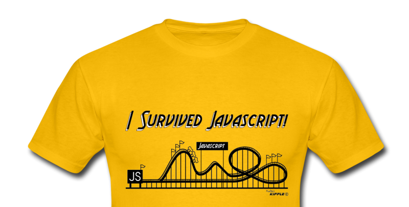 Camiseta I Survived Javascript