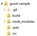 Estructura de carpetas con grunt