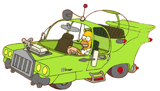Coche diseñado por Homer Simpson